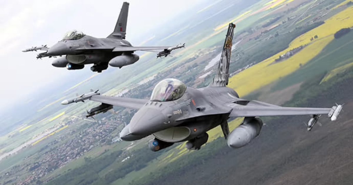 Polish F-16s intercept two Russian Su-30 fighters over the Baltics