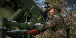 Ukrainian fighters destroyed 5 Russian guns at a firing position