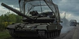 Armed Forces tank in Kursk region