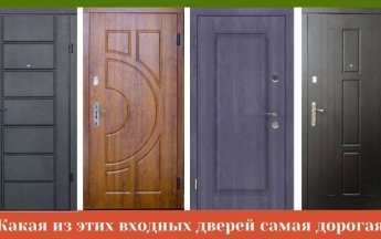 От чего зависит стоимость входных дверей
