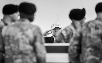 Trump is determined to act tough