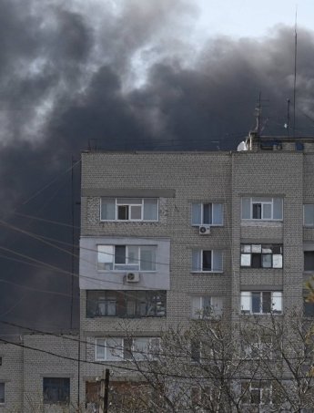 Удар ВСУ по Луганску