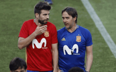 Лопетеги: преданность Пике сборной Испании сомнений не вызывает