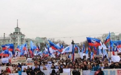 Мітинги проти блокади Донбасу в ДНР-ЛНР висміяли влучною карикатурою
