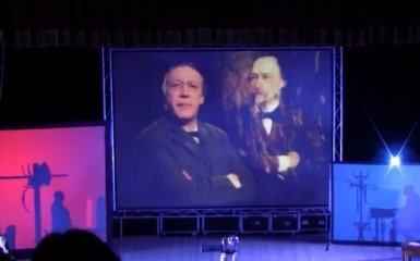 Російський актор показав Києву пародії на Путіна і його людину: з'явилося відео