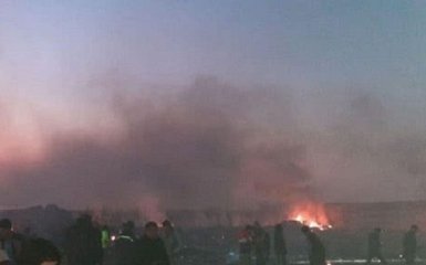 Опубликовано новое шокирующее видео взрыва самолета МАУ в Иране