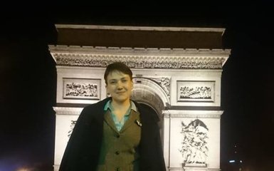 Савченко провела День святого Валентина в Париже: появились фото