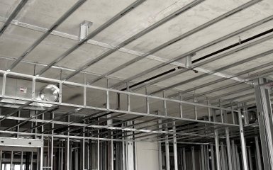 Каркасні системи для гіпсокартону: профілі та кріплення