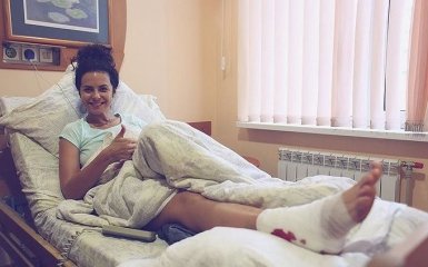 Появилось видео неудачного прыжка Насти Каменских