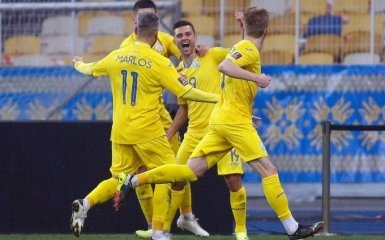 УАФ назвал премиальные сборной Украины за матчи Евро-2020