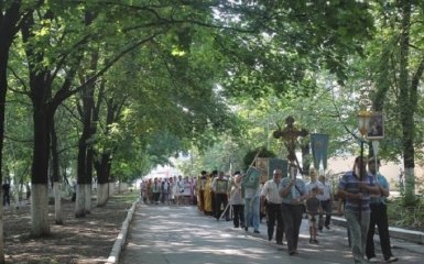 У боевиков ЛНР Московский патриархат провел свой крестный ход: опубликованы фото