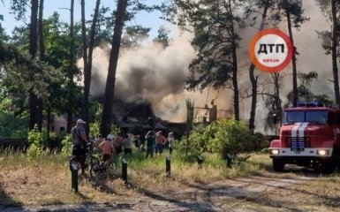 Згорів будинок під Києвом, де знімали телесеріал «Свати»