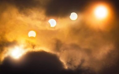 Як пройшло повне сонячне затемнення 2020 року - вражаючі фото вогняного кільця