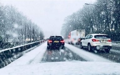 В Бельгии из-за снегопада образовались рекордные пробки