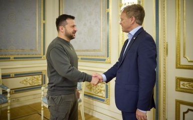 Зеленський зустрівся з новим міністром оборони Британії Шаппсом