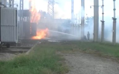 В Харкові загорілась електростанція: опубліковано відео