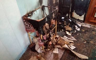 На Донбасі спалили церкву Київського патріархату: з'явилися фото