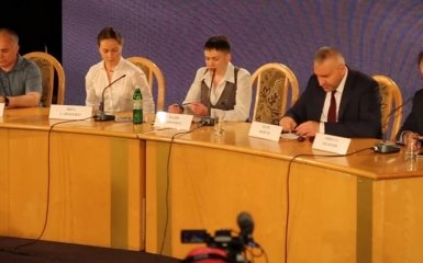 Пресс-конференция Савченко: появилось интересное видео "из-за кулис"