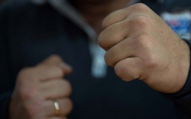 На Полтавщине буйный военком устроил драку: опубликовано видео