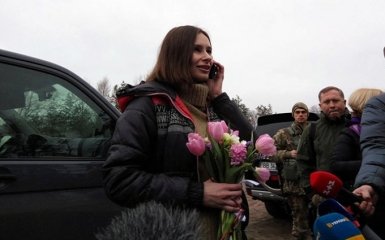 Освобождение украинской журналистки из годового плена: появилось видео