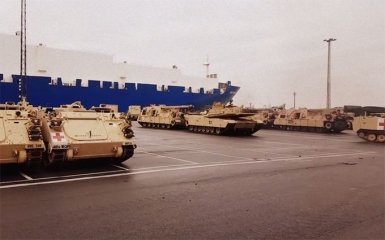 Американские танки в Европе показали несколькими впечатляющими видео