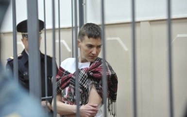 З'явилося відео пісні Савченко в російському суді