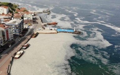 Мармурове море в Туреччині покрив сірий слиз — він загрожує Чорному морю