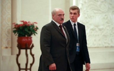 Це ж прапор України: в мережі обговорюють нове фото з сином Лукашенка