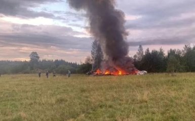 В России заявляют о теракте из-за падения самолета Пригожина