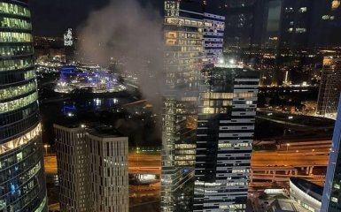Дроны атаковали бизнес-центр в Москве — видео