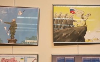Художники з різних країн показали жорсткі карикатури на Путіна: опубліковано відео