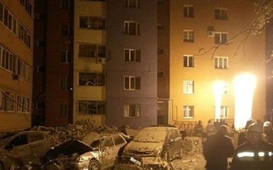 З'явилося відео моменту вибуху в житловому будинку в Росії