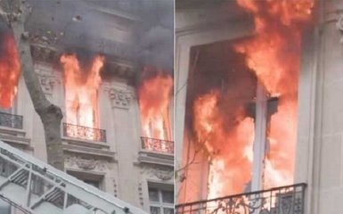 У центрі Парижу спалахнула масштабна пожежа