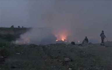 Миколаїв через пожежу на звалищі огорнув отруйний дим: опубліковано відео