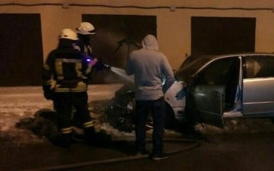 Под Киевом очень пьяный водитель устроил ЧП с пожаром: появились фото