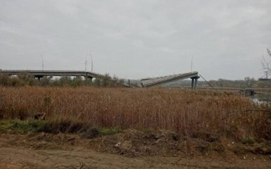 Военные РФ взорвали Дарьевский мост вблизи Херсона