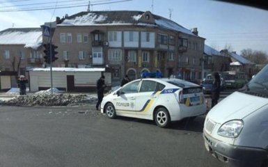 В Харькове авто полиции угодило в досадное ДТП: появилось фото