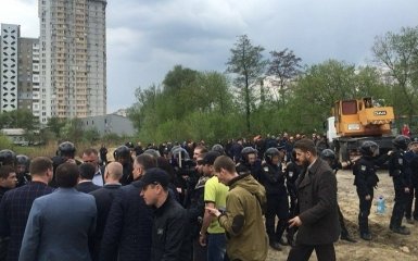 Побоище на застройке в Киеве: появилось новое видео