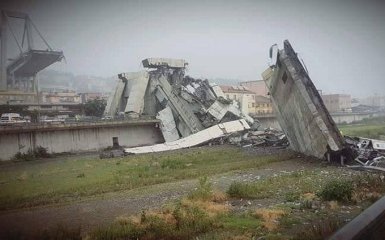 В Италии обрушился автомобильный мост, десятки погибших: опубликованы жуткие фото и видео