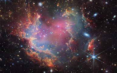 Молоде зоряне скупчення NGC 602