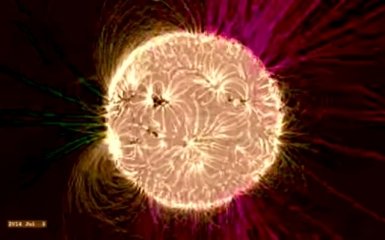 NASA разработало компьютерную модель Солнца