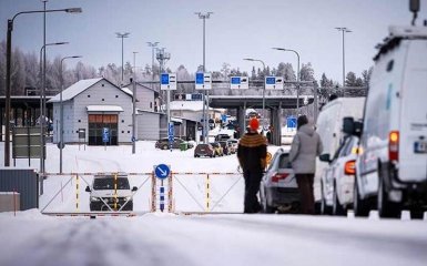 Finnish border checkpoint