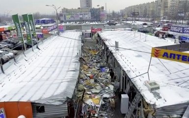 Разгром рынка в Киеве: появилось новое впечатляющее видео