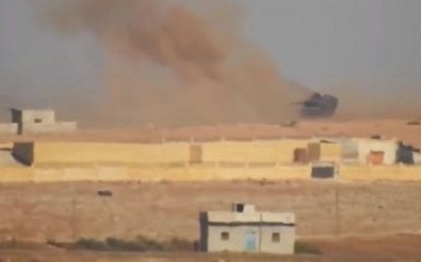 Боевики ИГИЛ жгут турецкие танки ракетами из России: появилось видео