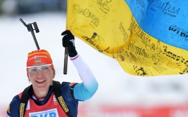 Украинка выборола золото в Кубке мира по биатлону