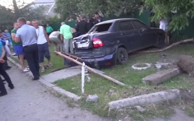 В сети появилось страшное видео с места аварии под Киевом