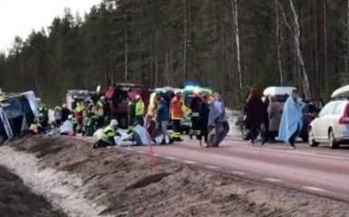 Смертельное ДТП со школьным автобусом в Швеции: появилось видео