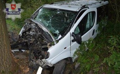 Еще один украинский автобус попал в смертельное ДТП в Польше