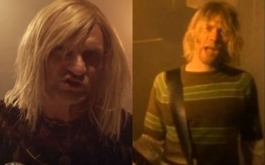 Олега Скрипку в новом клипе ВВ сравнили с легендарным Куртом Кобейном