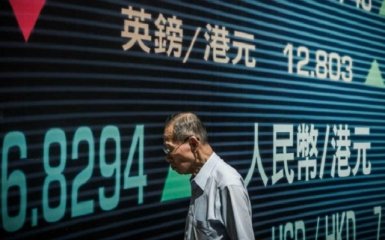 Азіатські акції знову падають на тлі невизначеності з Китаєм